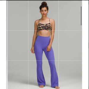 Lululemon Groove Super High-Rise Flared Pant Nulu Purple Size 14